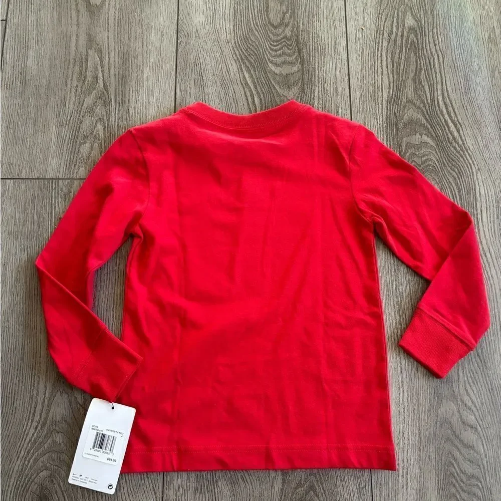 Nike boys long sleeve baseball shirt